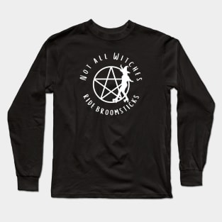 Not all Witches Ride Broomsticks Skater Cheeky Witch® Long Sleeve T-Shirt